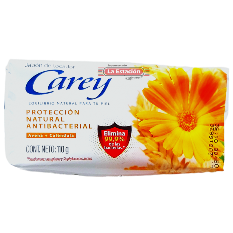JABON CAREY PRETECCION NATURAL ANTEBACTERIAL BARRA X 110 GR