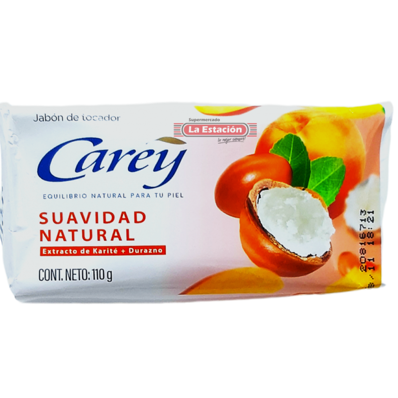 JABON CAREY SUAVIDAD NATURAL BARRA X 110 GR