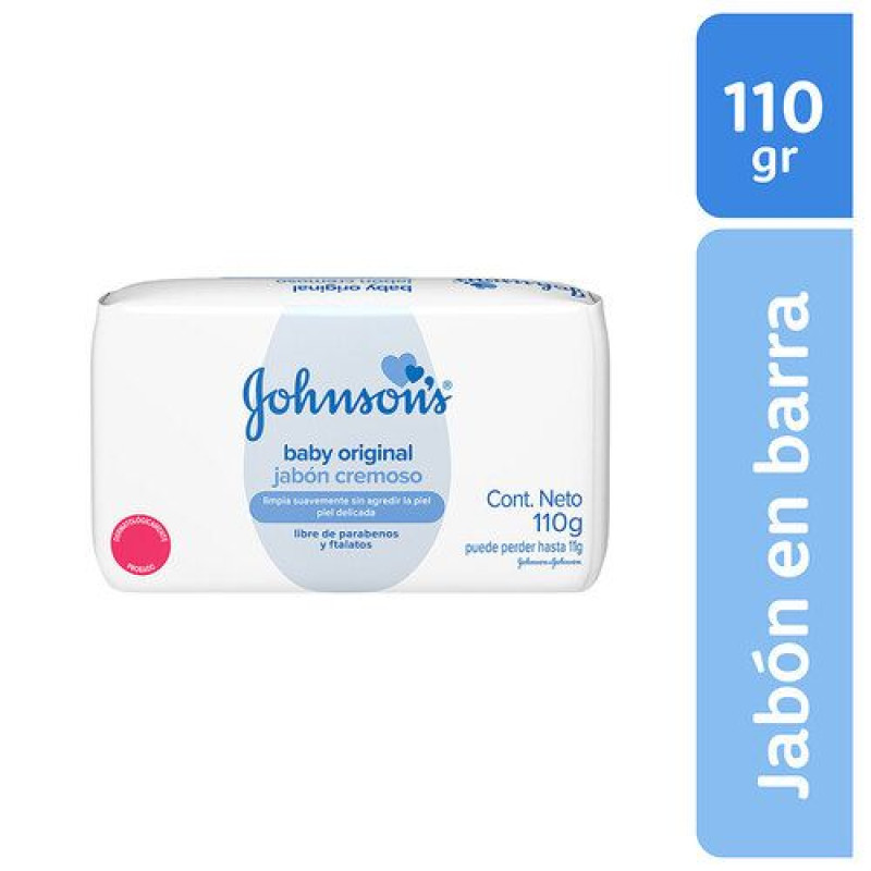 JABON JOHNSONS BABY ORIGINAL BARRA X 110 GR