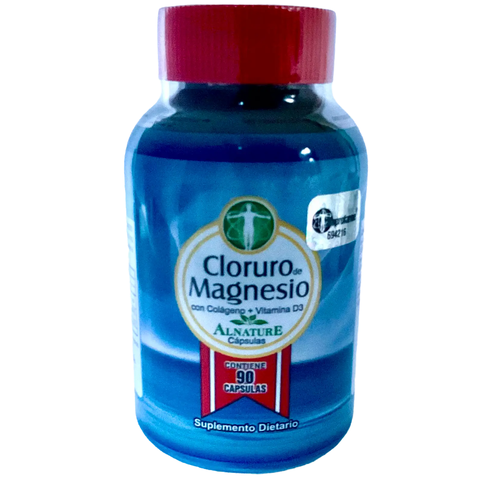 CLORURO DE MAGNESIO + COLEGENO + VITAMINA C FRASCO X 90 CAPSULAS (NATUFAR)