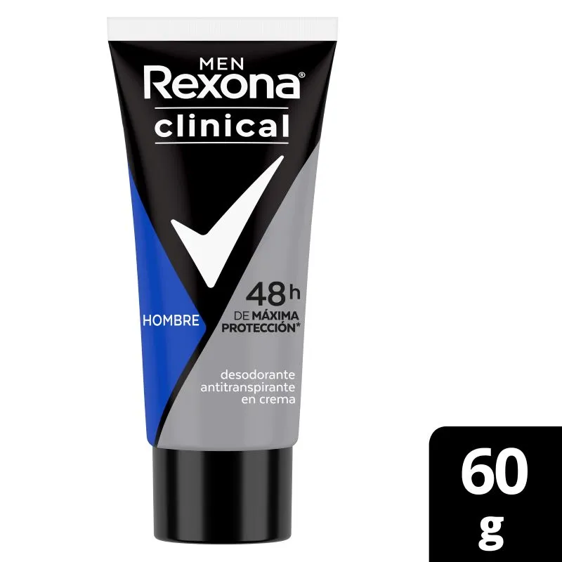 DESODORANTE REXONA MEN CLINICAL FRASCO X 60 GR