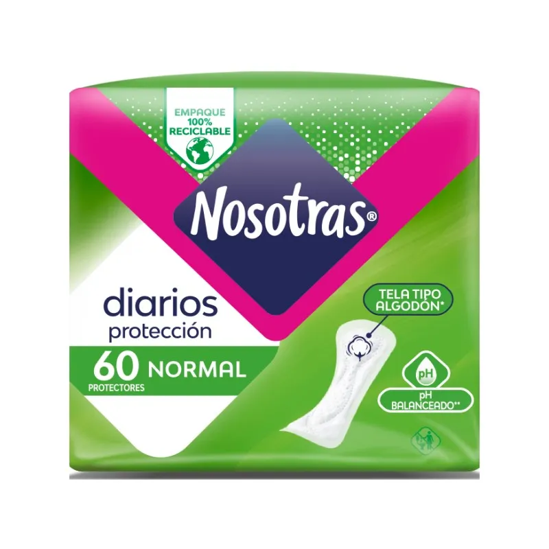 PROTECTORES NOSOTRAS DIARIO X 60 UND