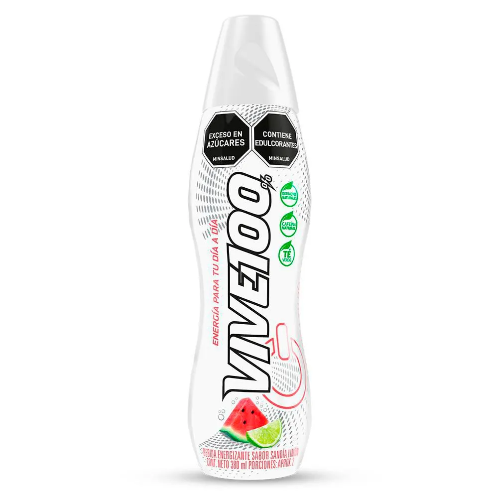 VIVE 100 SABOR SANDIA LIMON FRASCO X 380 MML