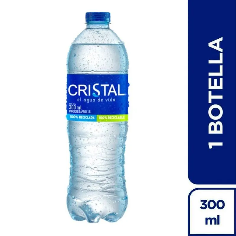 AGUA CRISTAL BOTELLA X 300 ML