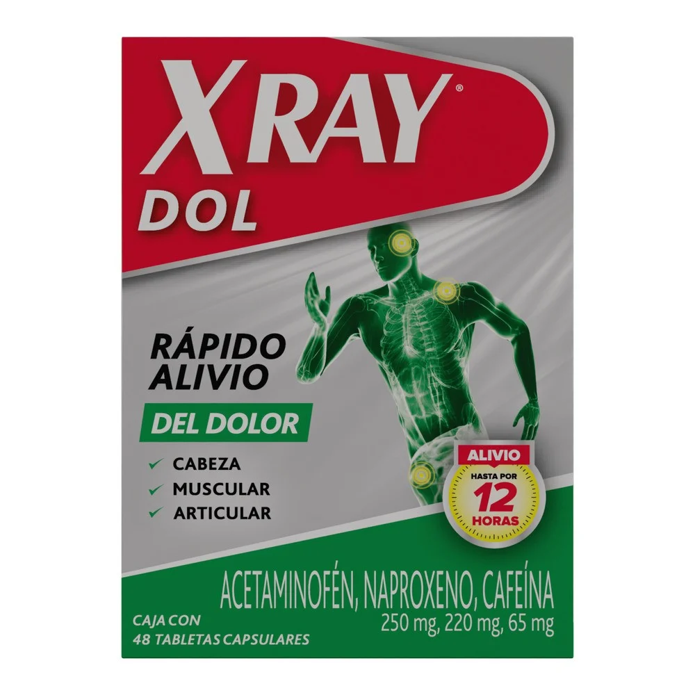 X RAY DOL CAJA X 48 TABLETAS (COASPHARMA) -UNIDAD