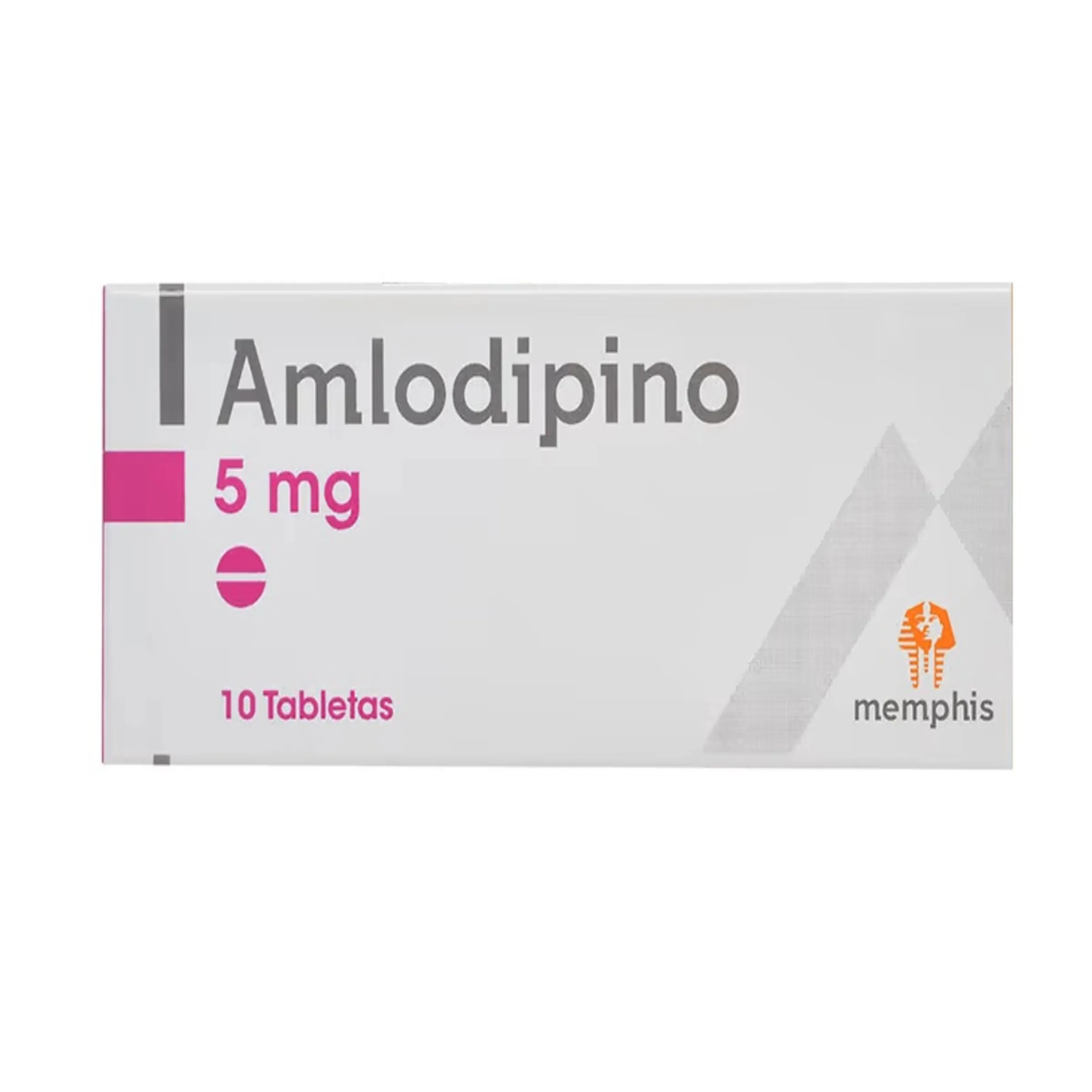 AMLODIPINO 5 MG CAJA X 10 TABLETAS (MEMPHIS)