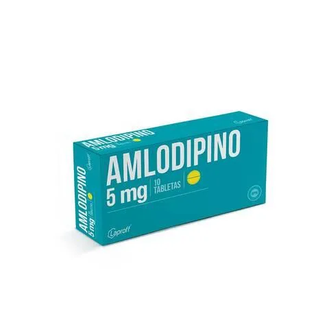 AMLODIPINO 5 MG CAJA X 10 TABLETAS (LAPROFF)