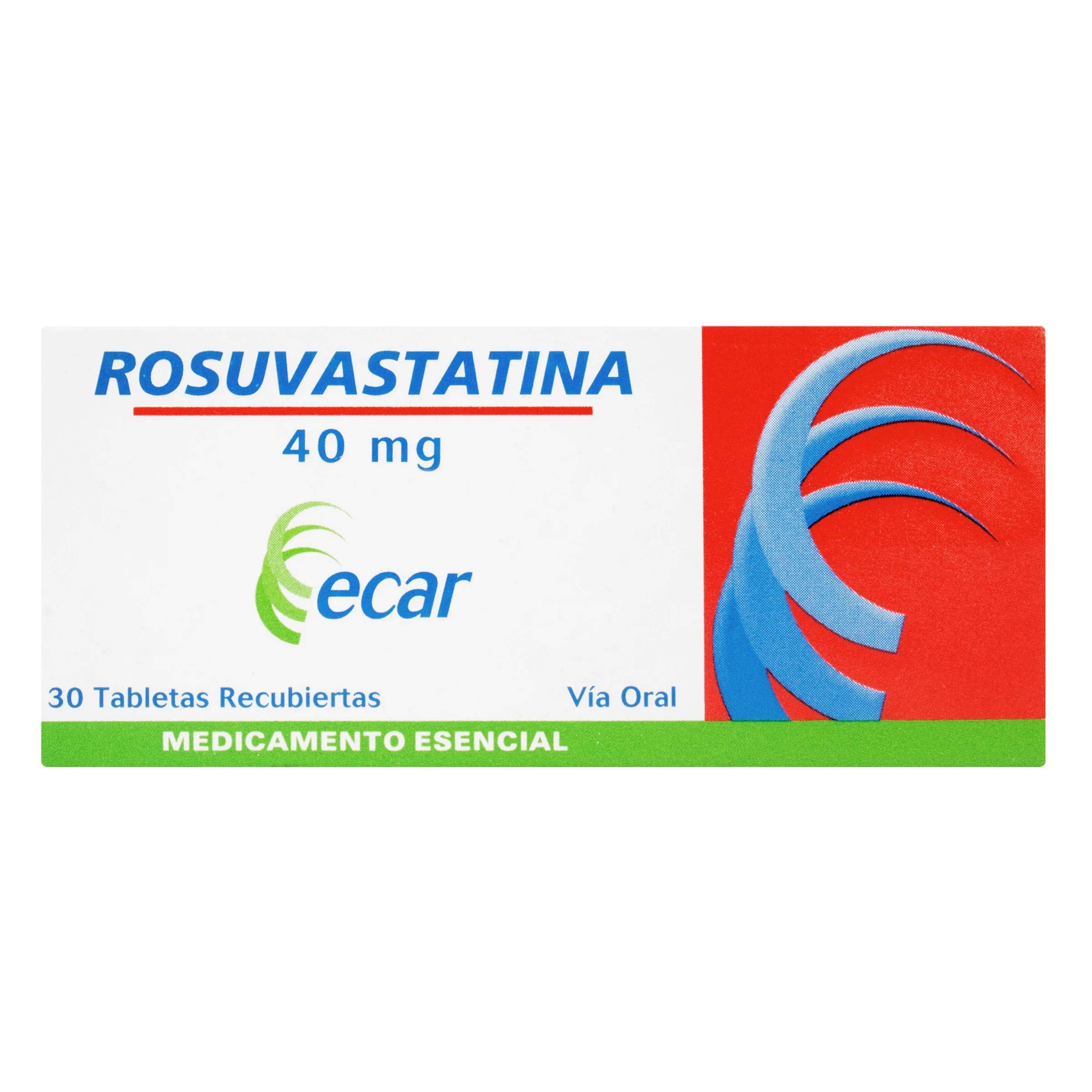 ROSUVASTATINA 40 MG CAJA X 30 TABLETAS (ECAR)