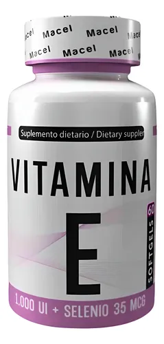 VITAMINA E + SELENIO FRASCO X 30 CAPSULAS (MACEL)
