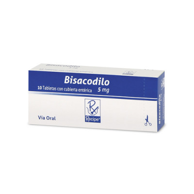 BISACODILO 5 MG CAJA X 10 TABLETAS (RECIPE)