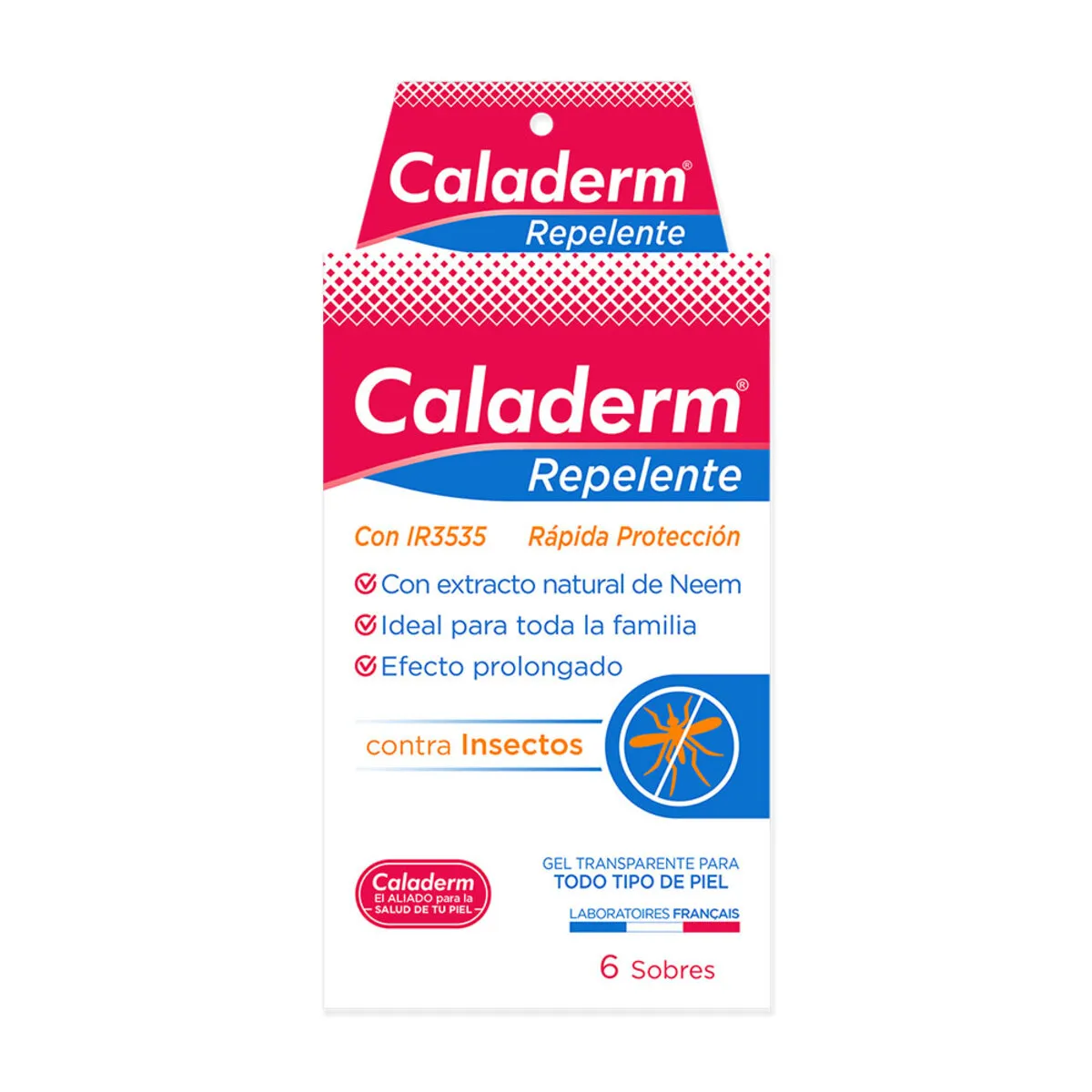 CALADERM REPELENTE CAJA X 6 SOBRE X 12 GR