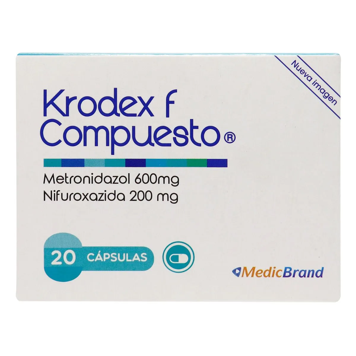 KRODEX F COMPUESTO CAJA X 20 CAPSULAS (MEDIC BRAND)