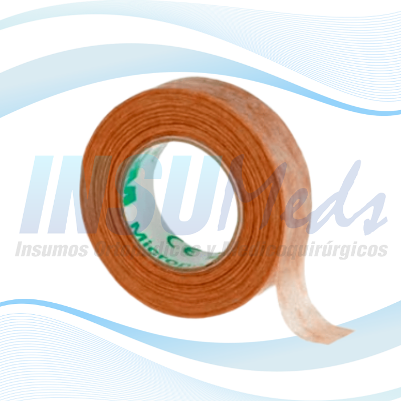 CINTA MICROPOROSA COLOR PIEL 1/2 X 10 YD (ALFASAFE)