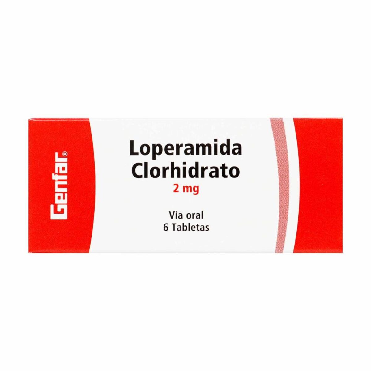 LOPERAMIDA 2 MG CAJA X 6 TABLETAS (GENFAR)