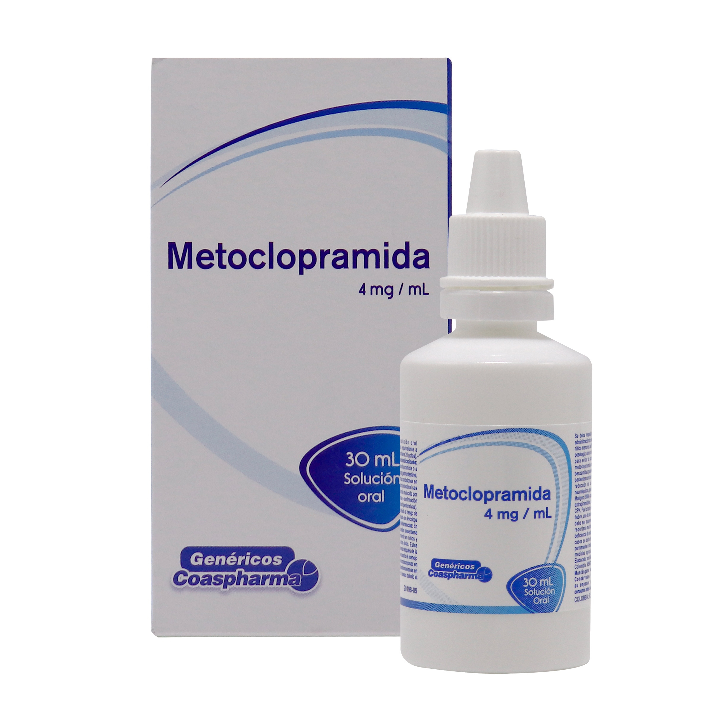 METOCLOPRAMIDA GOTAS 4MG/MG FRASCO X 30 ML (COASPHARMA)