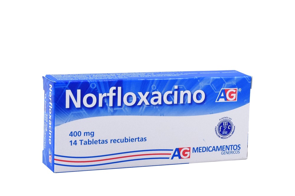 NORFLOXACINO 400 MG CAJA X 14 TABLETAS (AG)