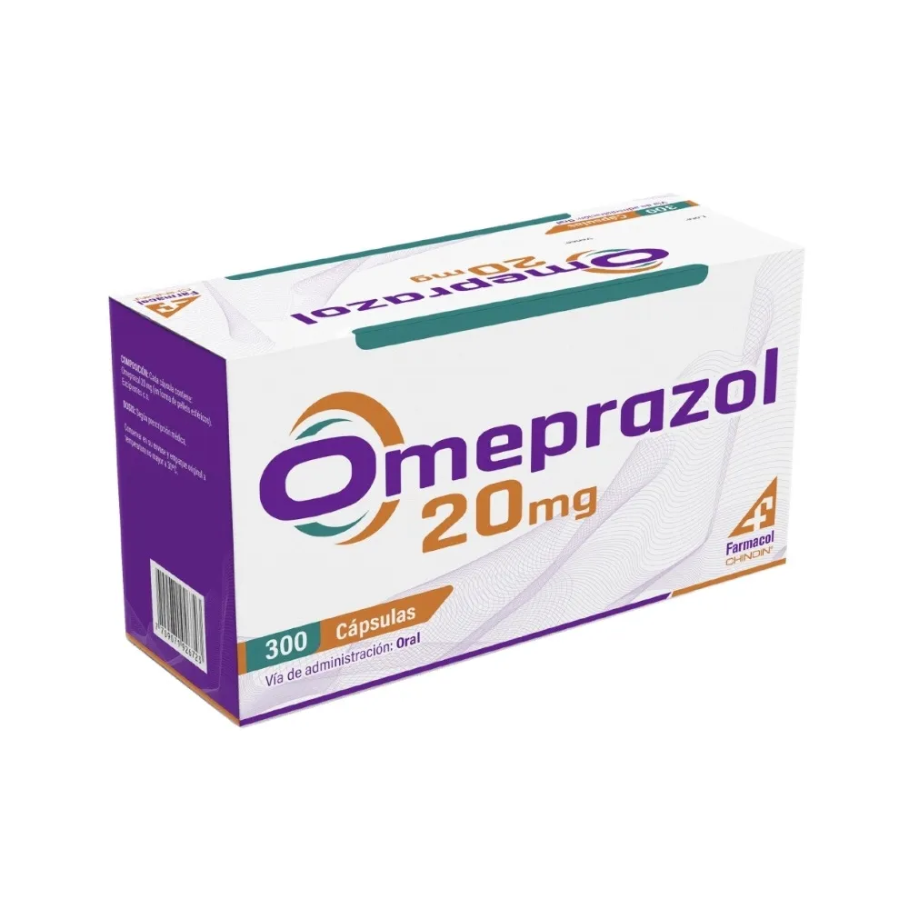OMEPRAZOL 20 MG CAJA X 300 CAPSULAS (FARMACOL)
