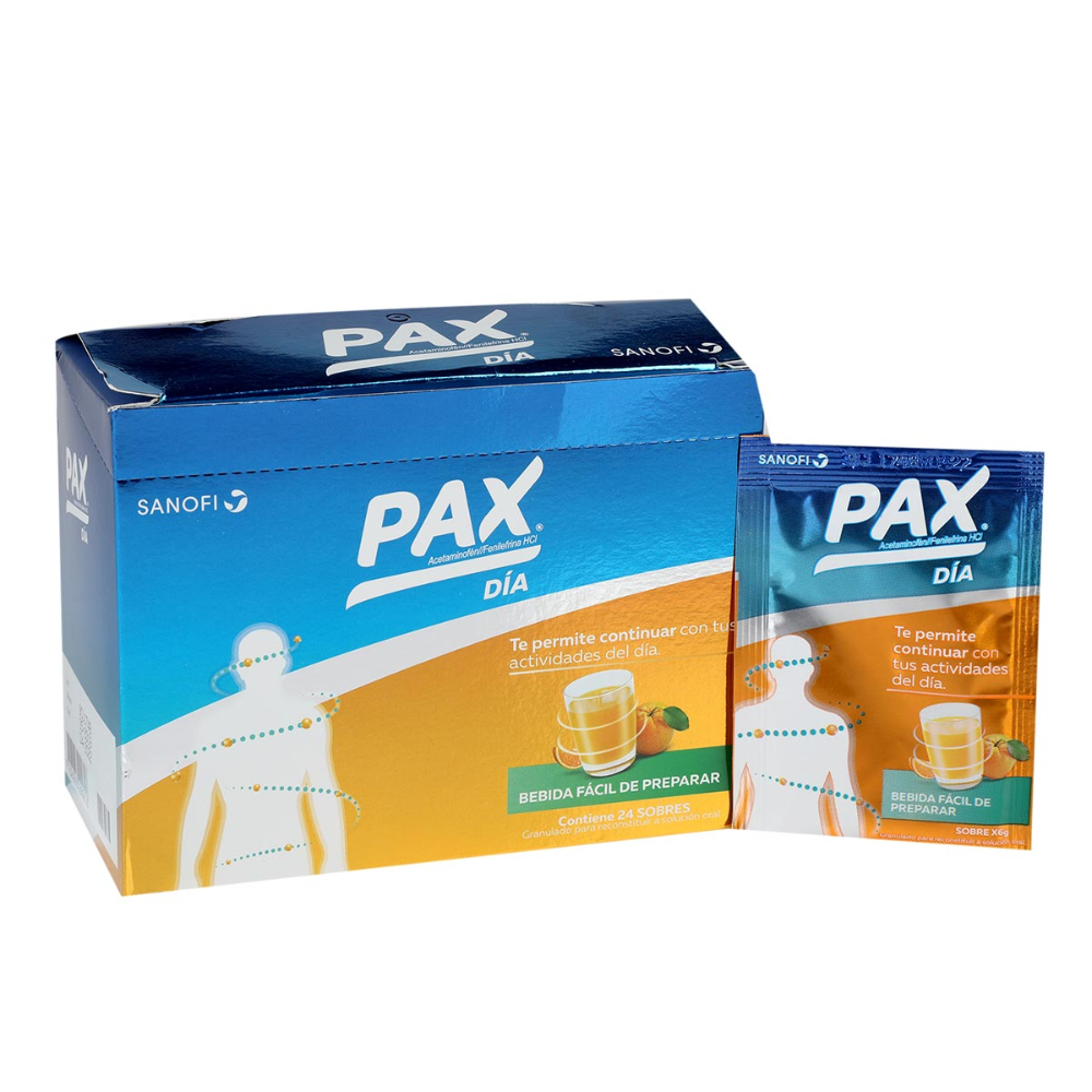 PAX DIA BEBIDA CALIENTE CAJA X 24 SOBRES