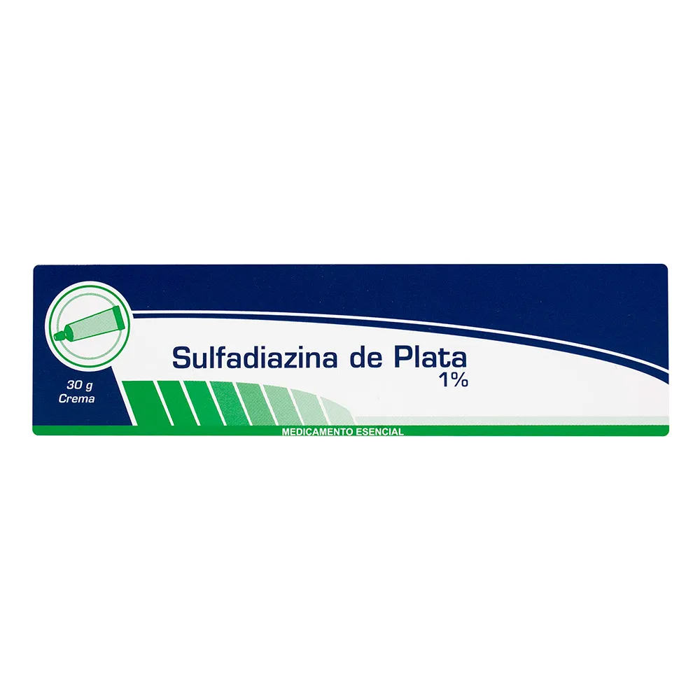 SULFADIAZINA DE PLATA 1%  CREMA TUBO X 30 GR (COASPHARMA)