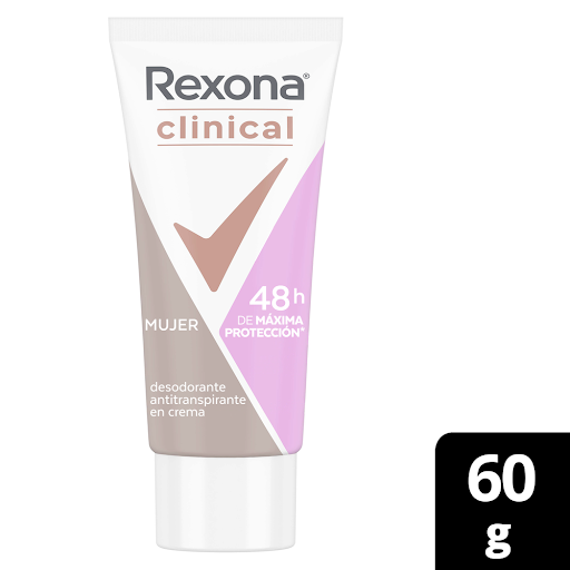 DESODORANTE REXONA WOMEN CLINICAL TUBO X 60 GR