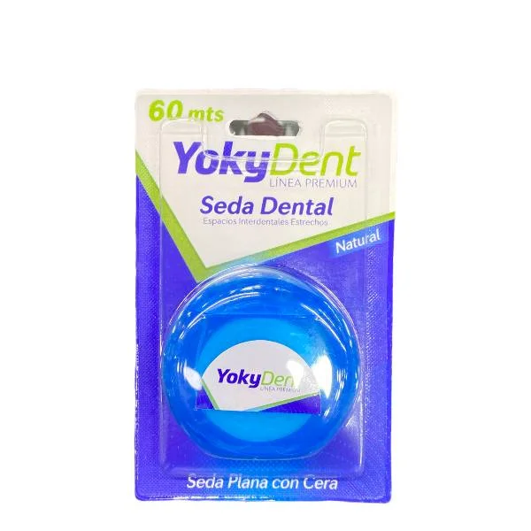 SEDA DENTAL CON MENTA ROLLO X 60 MTS (YOKY)