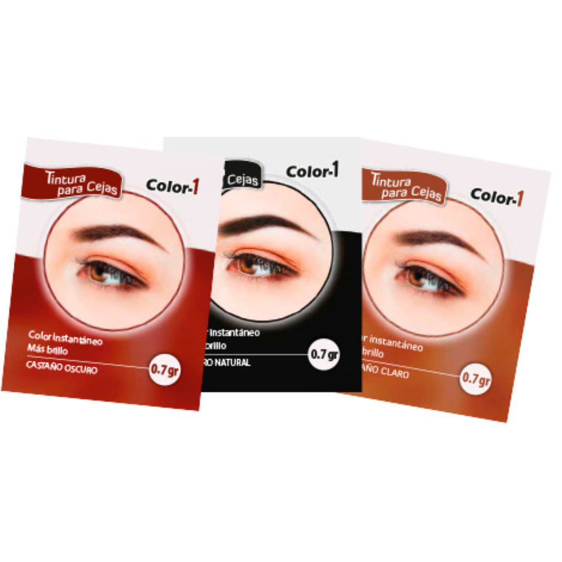 GENA TINTE CEJAS COLOR CASTAÑO OSCURO (COLOR 1)