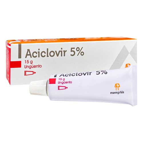 ACICLOVIR 5% UNGUENTO TOPICO TUBO X 15 GR (MEMPHIS)