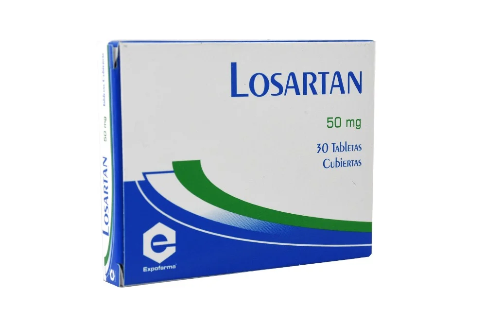 LOSARTAN 50 MG CAJA X 30 TABLETAS (EXPOFARMA)