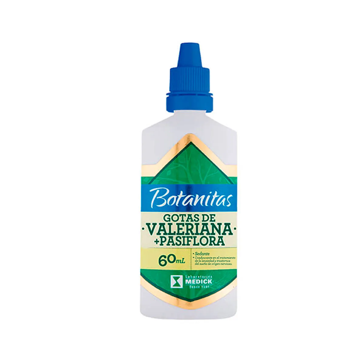 GOTAS DE VALERIANA+PASIFLORA SOLUCION ORAL FRASCO X 60 ML (BOTANITAS)