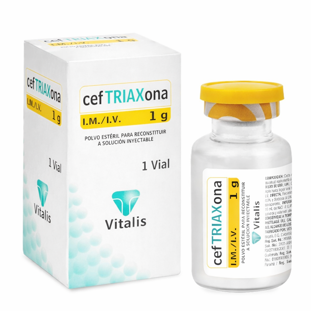 CEFTRIAXONA 3,5 /  POLVO PARA RECONSTRUIR AMPOLLAS X 1 GR (VICAR)
