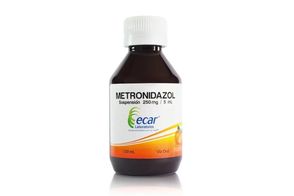 METRONIDAZOL 250MG/5ML FRASCO X 120 ML (ECAR)