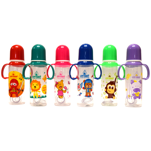 BIBERON CORCHITO 2 MANIJAS 8 ONZAS