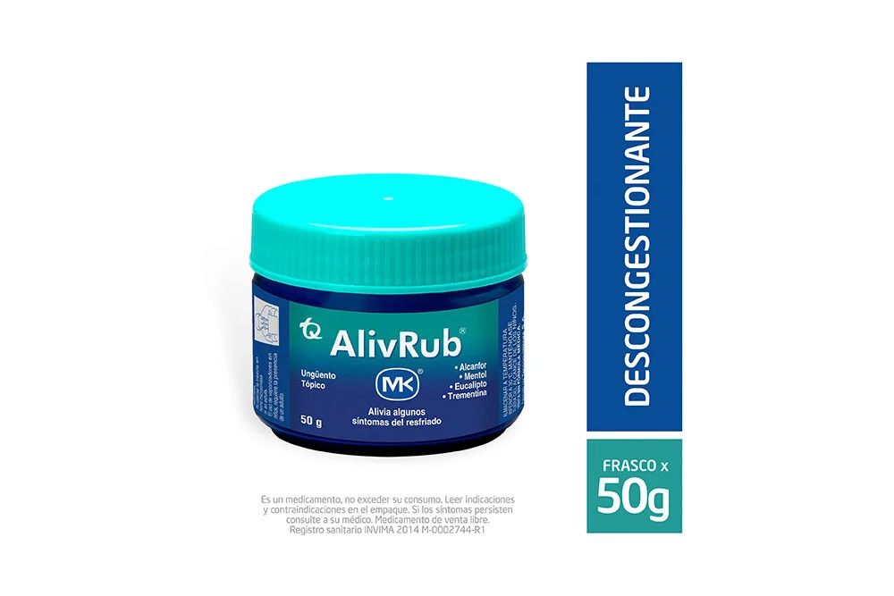 ALIVRUB UNGUENTO POTE X 50 GR (MK)