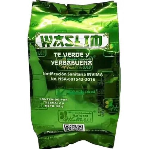 TE VERDE WASLIM BOLSA X 60 GR