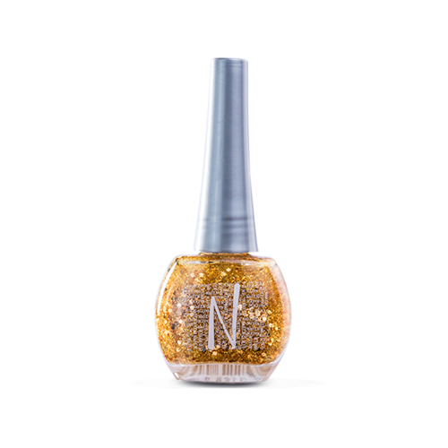 ESMALTE ESCARCHADO DORADO NAILEN  FRASCO X 13.5GR