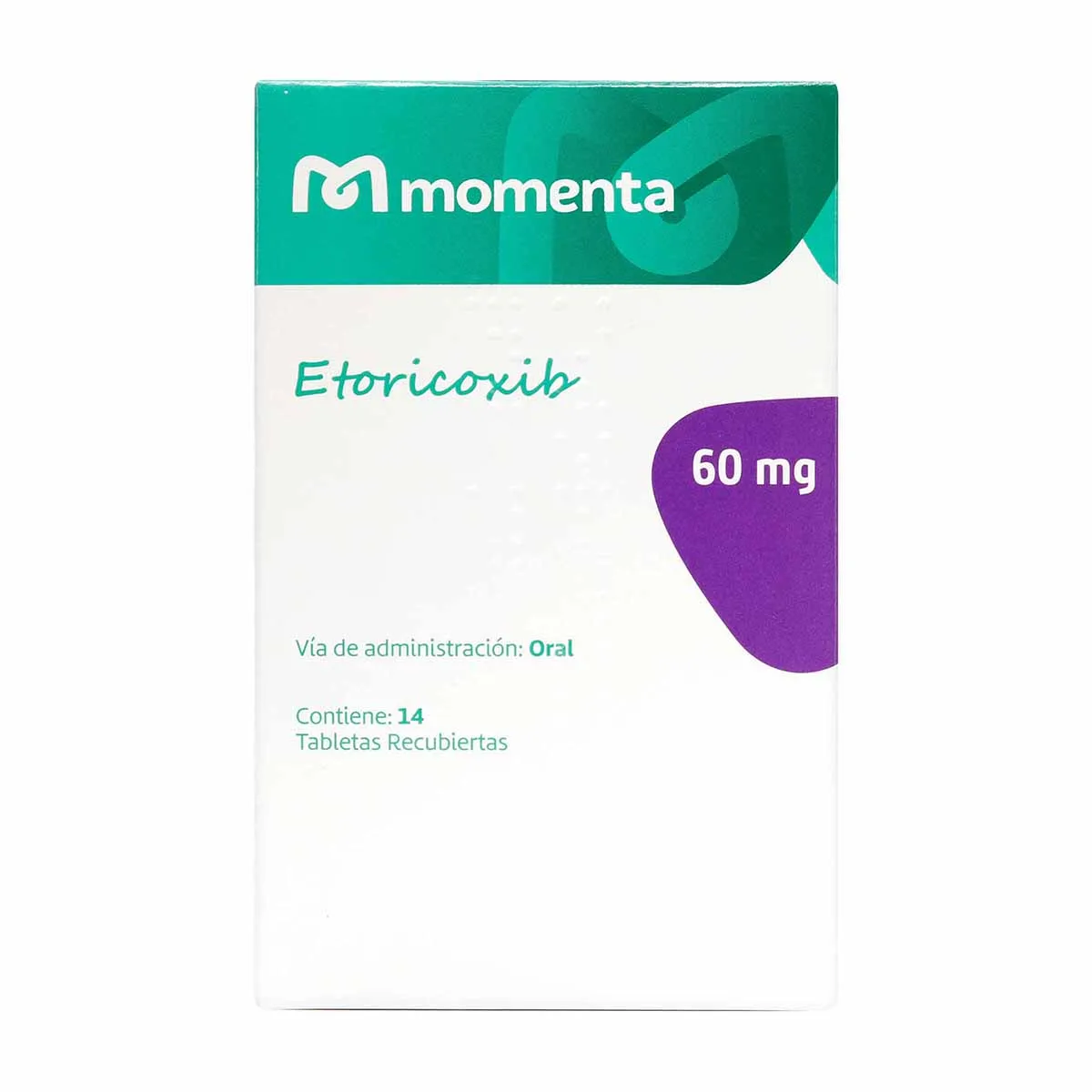 ETORICOXIB 60 MG CAJA X 14 TABLETAS (MOMENTA)