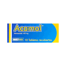 ACAMOL 100 MG CAJA X 10 TABLETAS