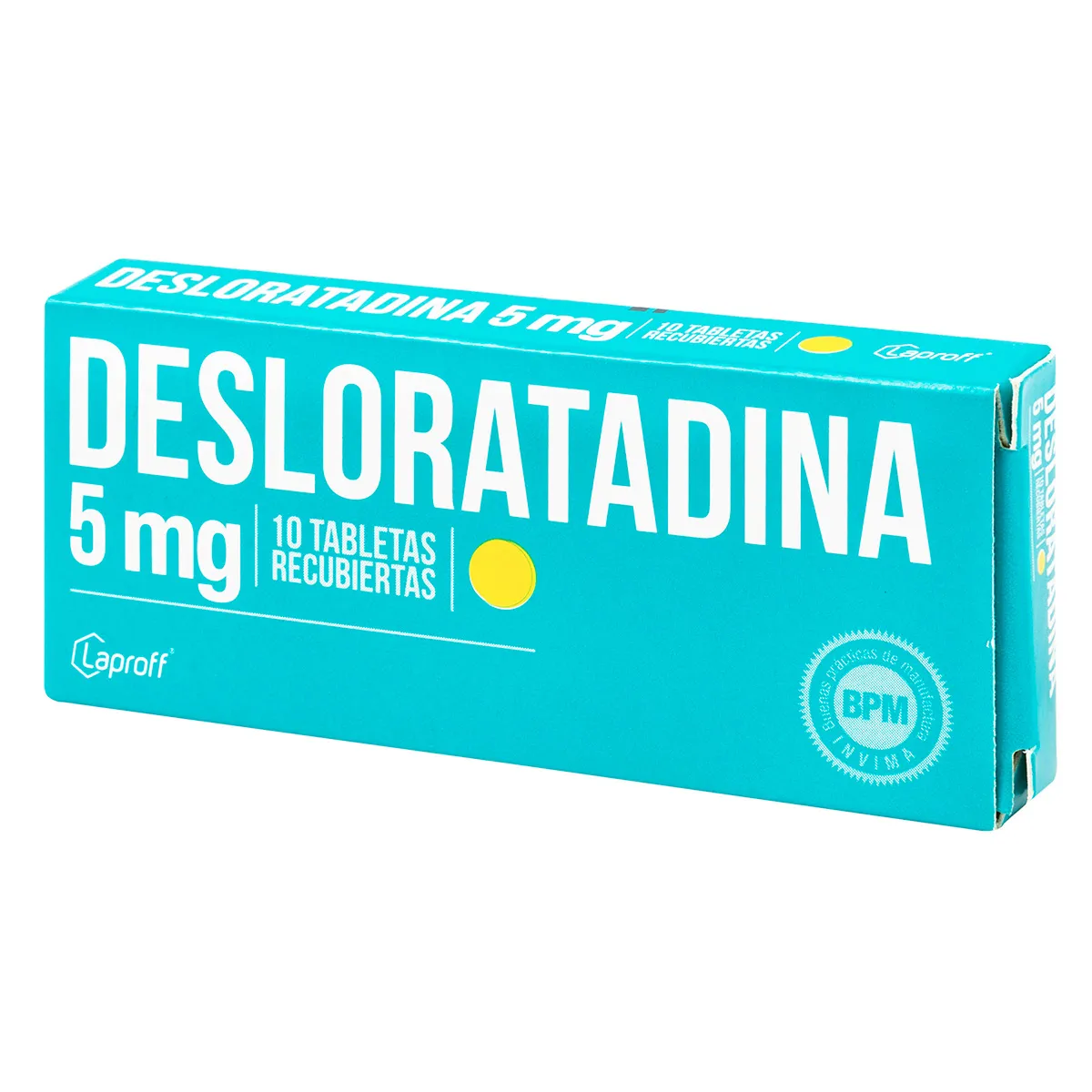 DESLORATADINA 5 MG CAJA X 10 TABLETAS (LAPROFF)