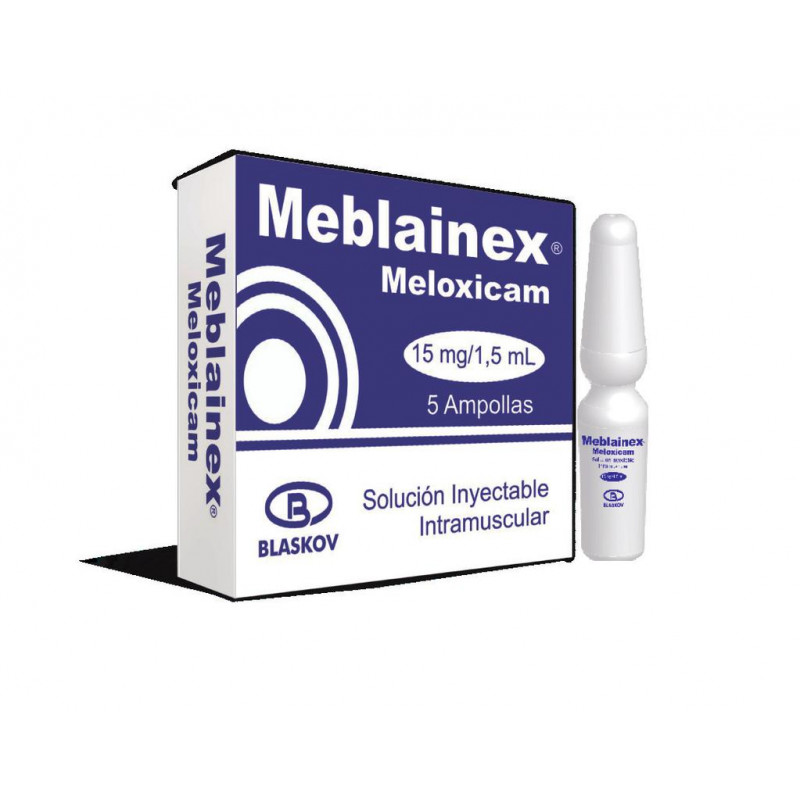 MEBLAINEX 15MG /1,5ML CAJA X 5 AMPOLLAS (BLASKOV)