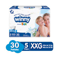 PAÑAL WINNY ULTRATRIM SEC ETAPA 5 PACA X 30 UND