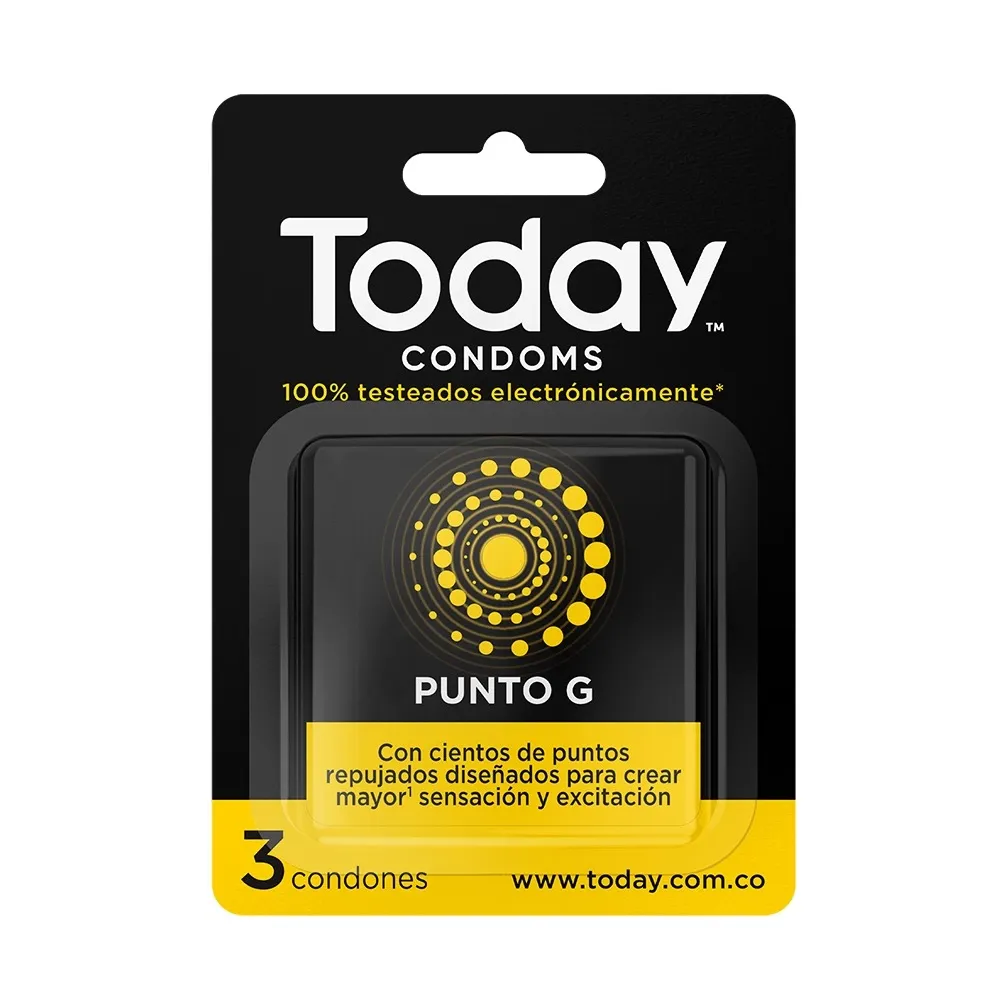 PRESERVATIVO TODAY PUNTO G CAJA X 3 UND