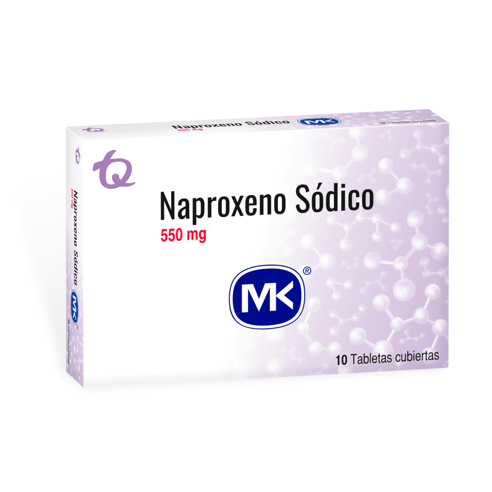 NAPROXENO SODICO 550MG CAJA X 10 TABLETAS  (MK)