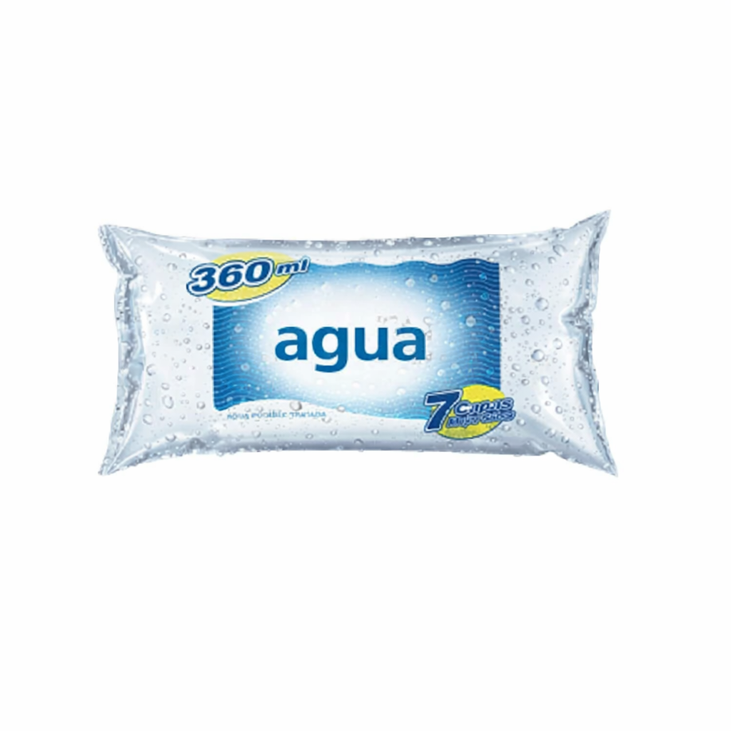 AGUA EN BOLSA 330ML X UND