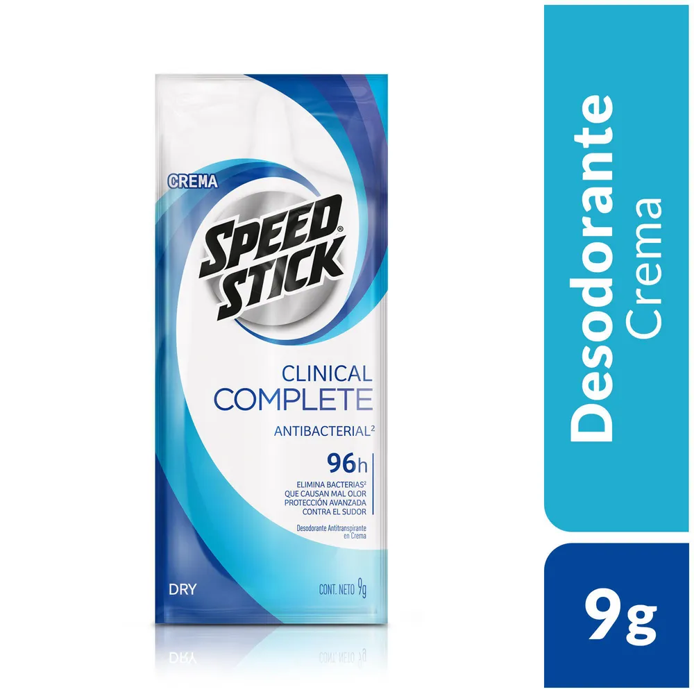DESODORANTE SPEED STICK CLINICAL COMPLETE SOBRE X 9 GR