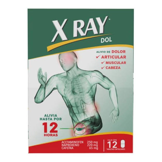 X RAY DOL CAJA X 12 TABLETAS (COASPHARMA)