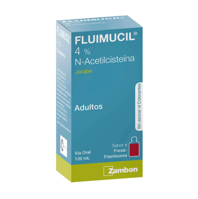 FLUIMUCIL 4% ADULTO JARABE FRASCO X 120 ML