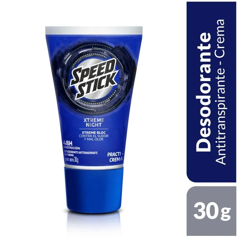 DESODORANTE SPEED STICK XTREME NIGHT 48H FRASCO X 30 GR