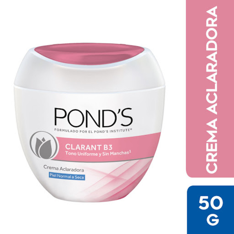 CREMA PONDS ACLARADORA CON B3 POTE X 50 GR