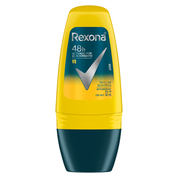 DESODORANTE REXONA MEN 72H FRASCO X 50 GR AMARILLO