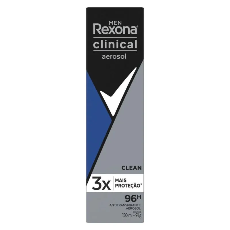 DESODORANTE CLINICAL AEROSOL CLEAN FRASCO X 150 ML